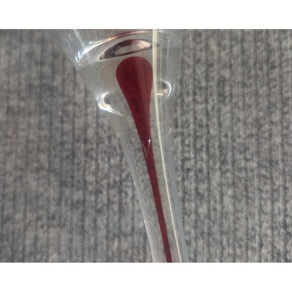 Orrefors "Intermezzo" Red Martini Glass, Single - Picture 3 of 5